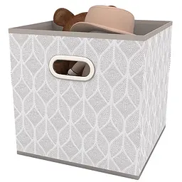 Короб для зберігання EuroHome без кришки 30х30х30 см Beige Leaf (405196)