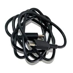 Кабель USB Type-C to Type-C 1 м, 3А, чорний, шнур для швидкої зарядки - мініатюра 3