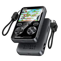 Універсальна мобільна батарея HOCO Shine power bank with game console Q47 10000mAh | 1Type-C, 20W/3A, PD/QC|