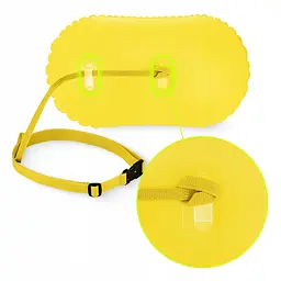 Буй для плавання TSUNAMI Basic надувний Yellow (P-5907739316806) - мініатюра 3