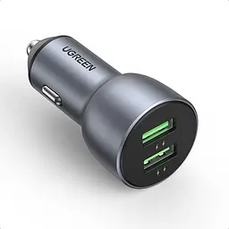 Зарядний пристрій автомобільний Ugreen CD213 2 порти USB-A 36 W (10144) - мініатюра 2