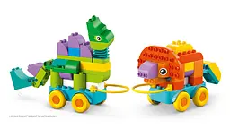Конструктор LEGO DUPLO Town Динозаври на колесах 3в1 108 деталей (10451) - мініатюра 7