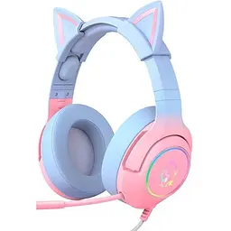 Навушники Onikuma Gaming CAT Gradient with RGB K9 3.5mm