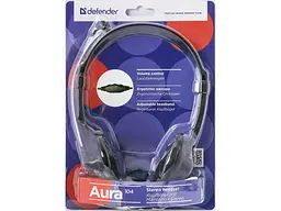 Гарнітура Defender Aura 104 Black (63104) - мініатюра 4