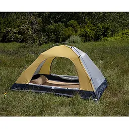 Намет двомісний Naturehike P-Series NH18Z022-P 210T/65D, жовтий - мініатюра 3