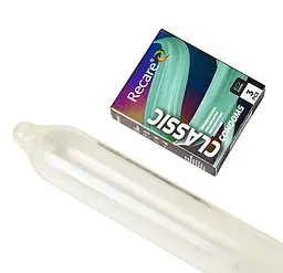 Презервативи Holographic Recare Classic Condoms 3 шт, класичні - мініатюра 4