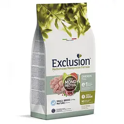 Сухий корм Exclusion Mature Chicken Small Breed для дорослих собак маленьких порід 2 кг