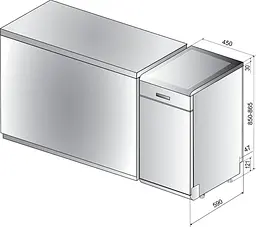 Посудомийна машина Whirlpool WSFO3O23PF - мініатюра 5