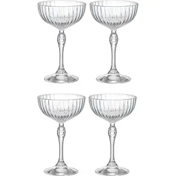 Набір келихів для коктейлю Bormioli Rocco America'20s 220 мл 4 шт. (122137GSB021990) - мініатюра 2
