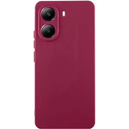Чохол Silicone Cover Ummi Lakshmi Full Camera (AA) для Xiaomi 14T Pro Бордовий / Marsala