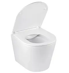Унітаз підвісний безобідковий Kroner Armada WHI513636 RIMLESS з сидінням Slim Duroplast / Soft-close / Quick relase (KA513636WHIR) (CV029610) - мініатюра 3