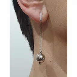 Срібні сережки-підвіски TOP Silver. 520442 - мініатюра 2