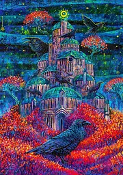 Пазл GoodLoot Imagination: Roch Urbaniak Raven Queen's Fortress 1000 ел. - мініатюра 4
