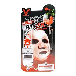Маска тканинна для обличчя Elizavecca Power Ringer Red Ginseng Deep з екстрактом червоного женьшеню