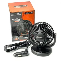 Автомобільний вентилятор Elegant 12V на підставці Ø11 см (EL 101 553)