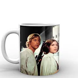 Кухоль GeekLand Зіркові війни Star Wars Люк Лея Хан Соло SW.002.51 330 мл білий - мініатюра 2