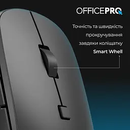 Миша OfficePro M305B Silent Click Ergonomic Wireless Black [144317] - мініатюра 9