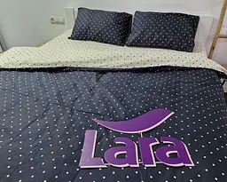 Постільна білизна LARA бязь d11343e євро 200х220 см - мініатюра 4