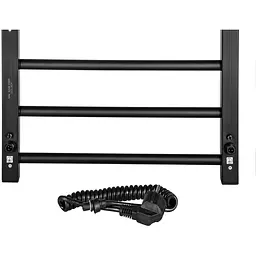 Рушникосушка електрична Ardesto Square-TR K 570х430х80 мм чорна матова (6.1.0700.06.BM) - мініатюра 4