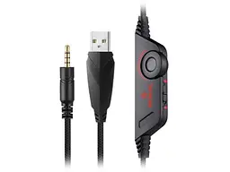 Гарнітура REAL-EL GDX-7650 Black/Red - мініатюра 8