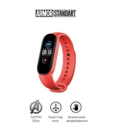 Ремінець ArmorStandart Superhero Edition для Xiaomi Mi Band 7/6/5 Spider Man Red (ARM57066) - мініатюра 2