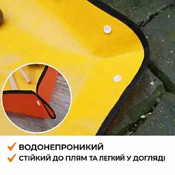 Килимок для роботи з рослинами водонепроникний двосторонній 100×100 см - мініатюра 4