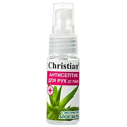 Антисептик для рук Christian 20 мл №C з екстрактом алое