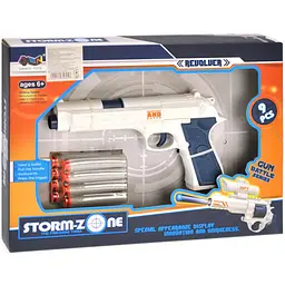 Іграшковий Пістолет із Поролоновими кулями на присосках Storm-Zone - мініатюра 2