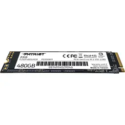 SSD накопичувач Patriot P310 480GB (P310P480GM28) [151779] - мініатюра 3