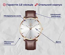 Чоловічий наручний годинник Cheetah Time - мініатюра 10