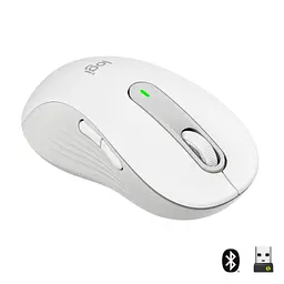 Мишка Logitech Signature M650 L Wireless LEFT Off-White (910-006240) - мініатюра 1