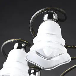 Люстра стельова Brille E14 40W BK (LK-285C/8) - мініатюра 8