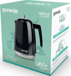 Електрочайник Gorenje K 15 RLBK (LD-K3042) (6587624) - мініатюра 3