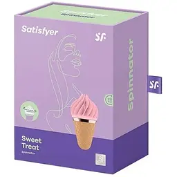Морозиво-спінатор Satisfyer Lay-On - Sweet Treat Pink/Brown - мініатюра 2