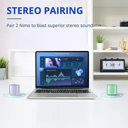 Портативна акустика Tronsmart Nimo Mini Speaker Green - мініатюра 7