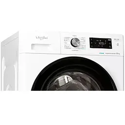 Пральна машина Whirlpool фронтальна 10 кг 1400 A+++ 60 см дисплей пара інвертор люк чорний білий - мініатюра 3