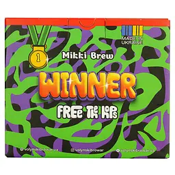 Набір пива Mikki Brew Winner, 4,9-8,5%, 1,98 л (6 шт. по 0,33 л) - мініатюра 5