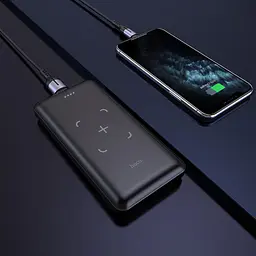 Зовнішній акумулятор Hoco Surf J50 10000mAh 10W Black [130187] - мініатюра 4