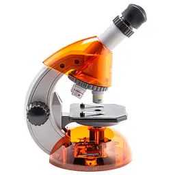 Мікроскоп дитячій SIGETA MIXI 40x-640x Orange з адаптером для смартфона та набором для дослідів (65913) - мініатюра 4
