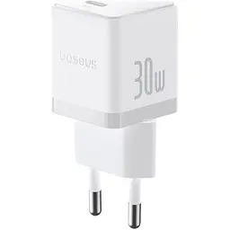 Мережевий зарядний пристрій Baseus Palm Fast Charger Type-C 30W P10111605213-00 White