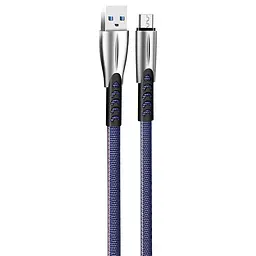 Кабель ColorWay USB-microUSB 2.4А 1 м Blue - мініатюра 3
