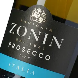 Вино ігристе Zonin Prosecco Spumante Brut DOC, біле, брют, 11%, 0,75 л - мініатюра 5