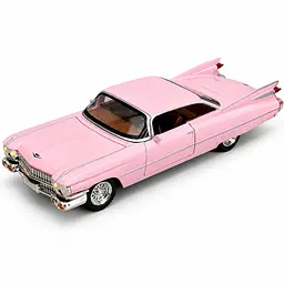 Колекційна металева модель автомобіля АвтоЕксперт Cadillac Coupe De Ville 1959 з інерцією, світлом та звуком 1:24 - мініатюра 5