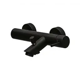 Змішувач для ванни Paffoni Light із регульованим душовим гарнітуром black matt LIG023NO, Чорний матовий - мініатюра 2