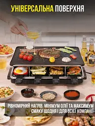 Домашній електричний гриль-локлет 2 в 1 - мініатюра 4