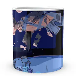 Кухоль GeekLand Jibaku Shounen Hanako-kun Туалетний хлопчик Ханако-кун Яширо JSH 21 330 мл білий - мініатюра 2