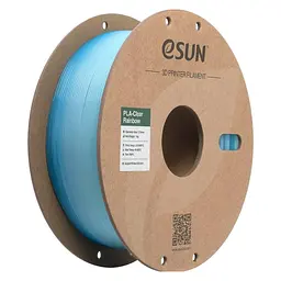 Пластик для 3D-принтера eSUN PLA Clear Rainbow 1.75 мм 1 кг Transl BLUE WHITE (PLA-CLRB175T-UW1P1)