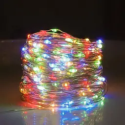 Гірлянда світлодіодна від мережі Роса Y25-37M 19602 10 м 100 LED мультиколор - мініатюра 2