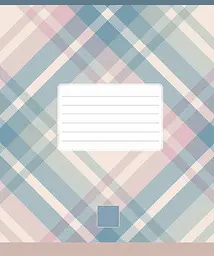 Зошит загальний Школярик Plaid pattern у лінію 24 аркушів 25 шт. (024-3345L) - мініатюра 2