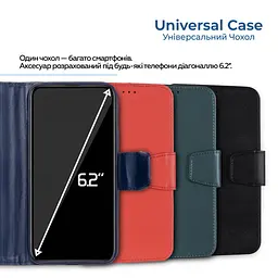 Чохол до мобільного телефона XoKo Book Universal Smartphone 6.0-6.2" Black (XK-UNCS-BK62) - мініатюра 9